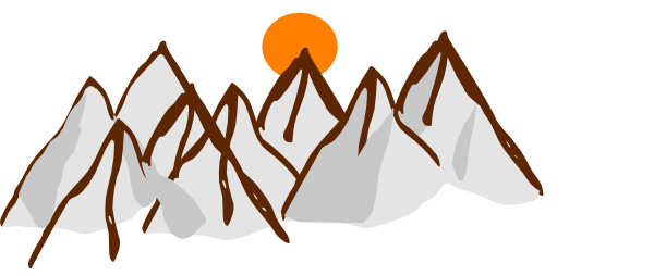 Mountain range clipart