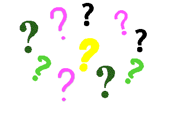 Moving animated question marks and exclamation point animations clipart