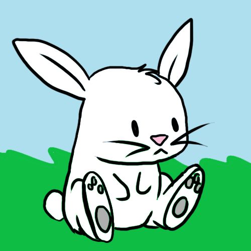 Moving bunny clip art animated rabbit pictures clip art 