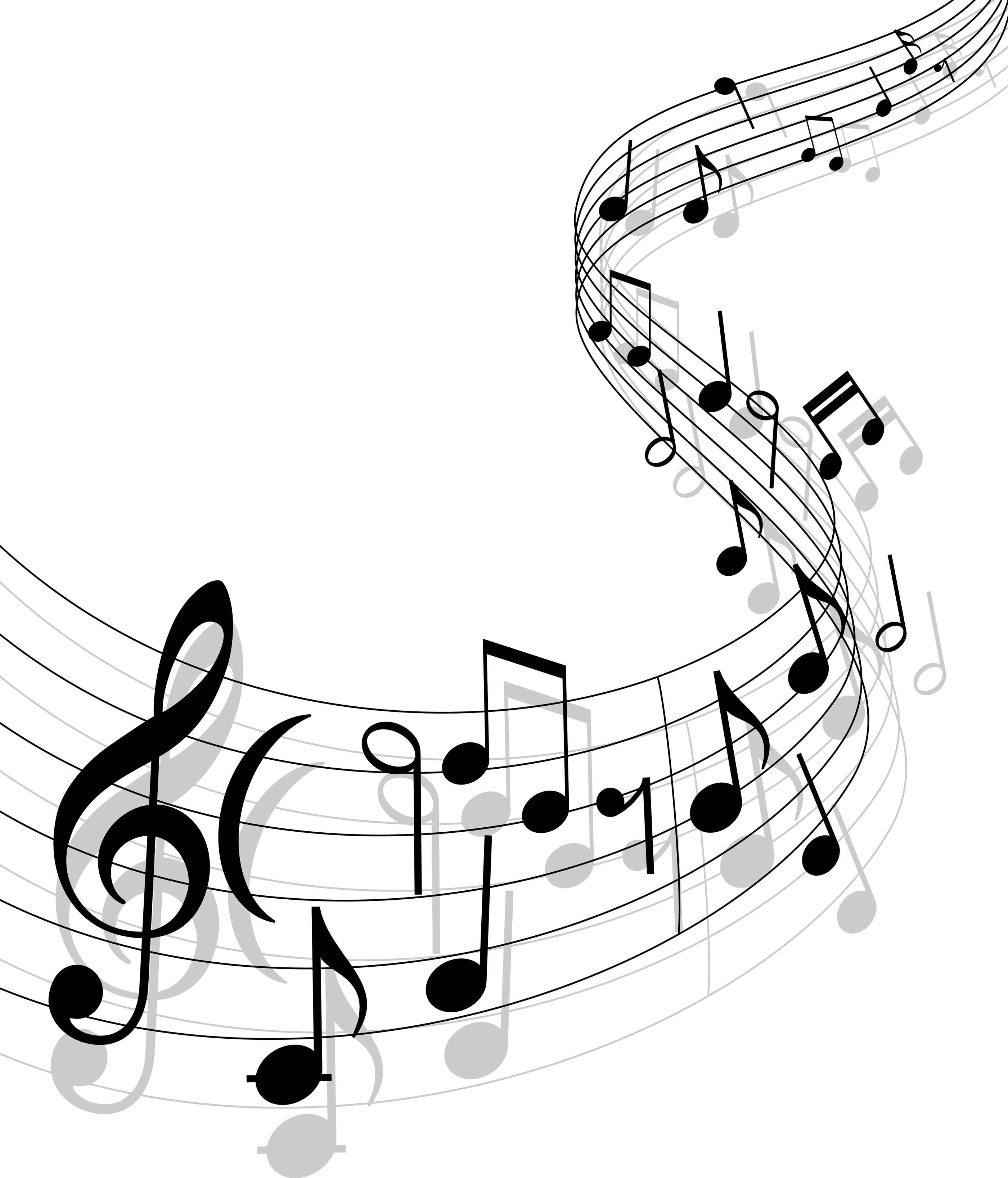 Music note gospel musical notes clipart