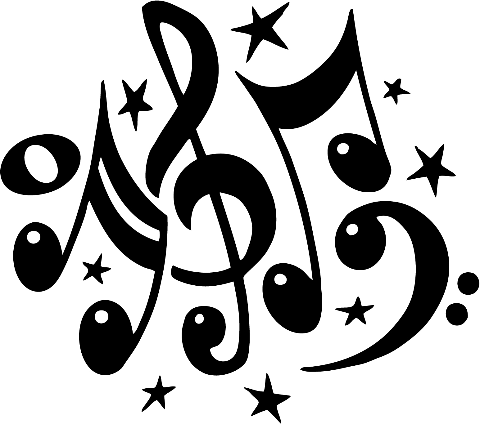 Musical clipart music notes free clipart images image