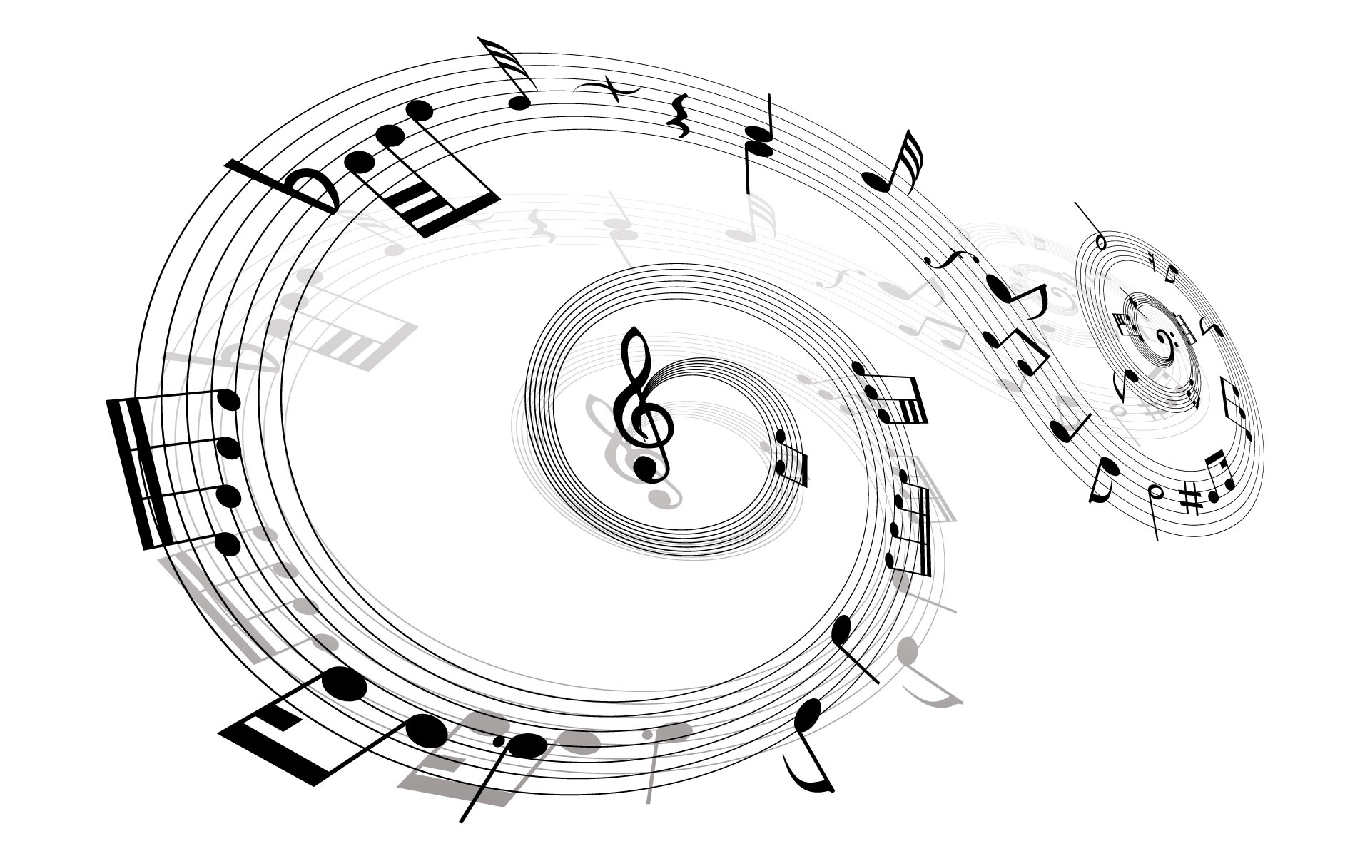 Musical music notes symbols clip art free clipart images 2 image