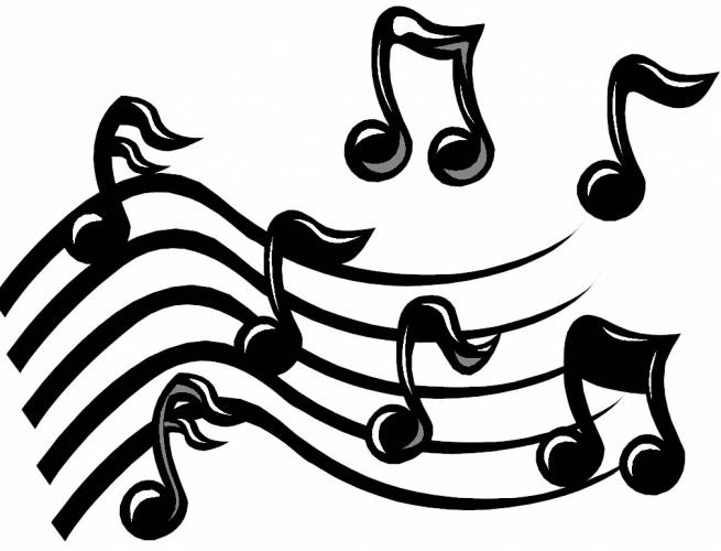 Musical notes clip art free music note clipart clipartcow