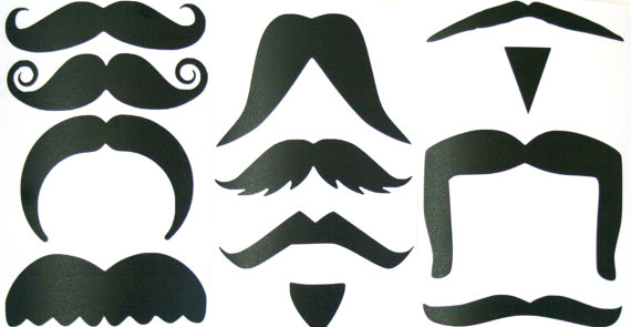 Mustache clip art vector mustache graphics image 4