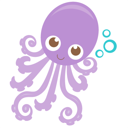 Octopus clipart image 2