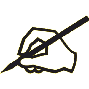 Pen writing clipart free clipart images