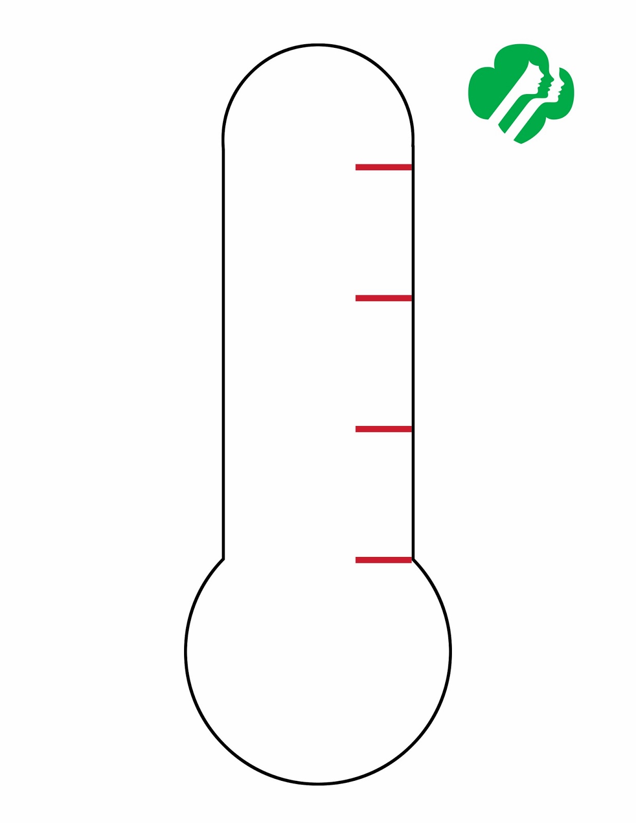 Photos of clip art thermometer fundraising chart 2