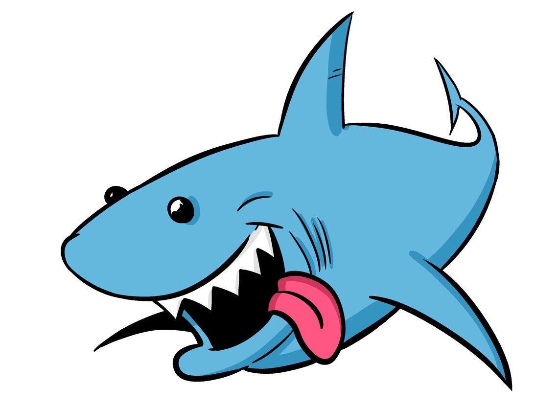 Picture of a shark on animal picture society clip art