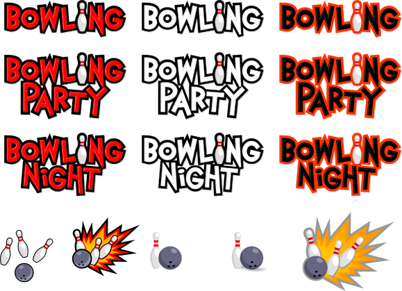Pictures of bowling clipart