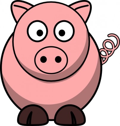 Pig clip art free vector in open office drawing svg svg