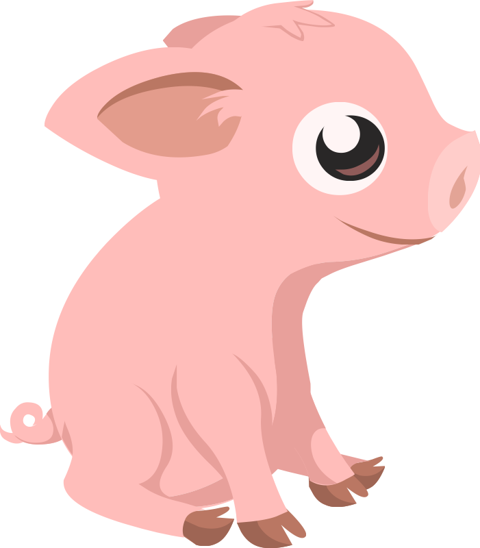 Pig free to use cliparts