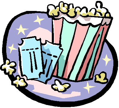 Popcorn and movie clipart free clipart images cliparts and