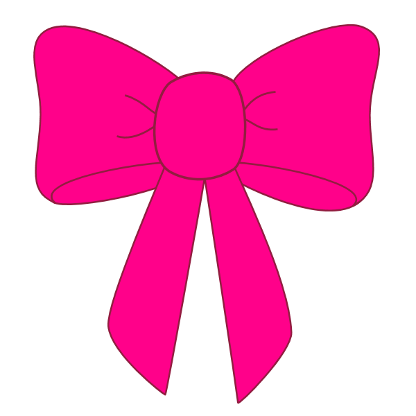 Purple ribbon bow clipart free clip art images image 3