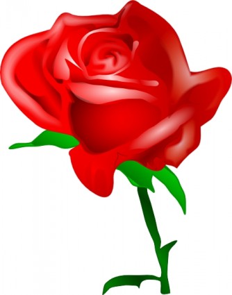 Red rose clip art free vector in open office drawing svg svg