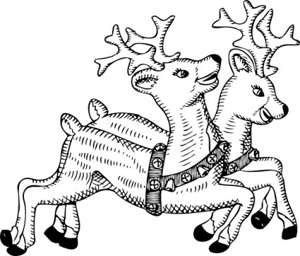 Reindeer clip art free vector in open office drawing svg svg