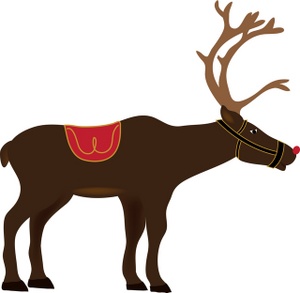 Reindeer clip art tolor free clipart images