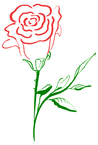 Rose clip art free clipart images 6
