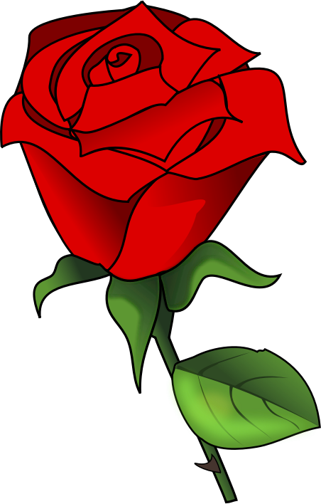 Rose free to use cliparts 2