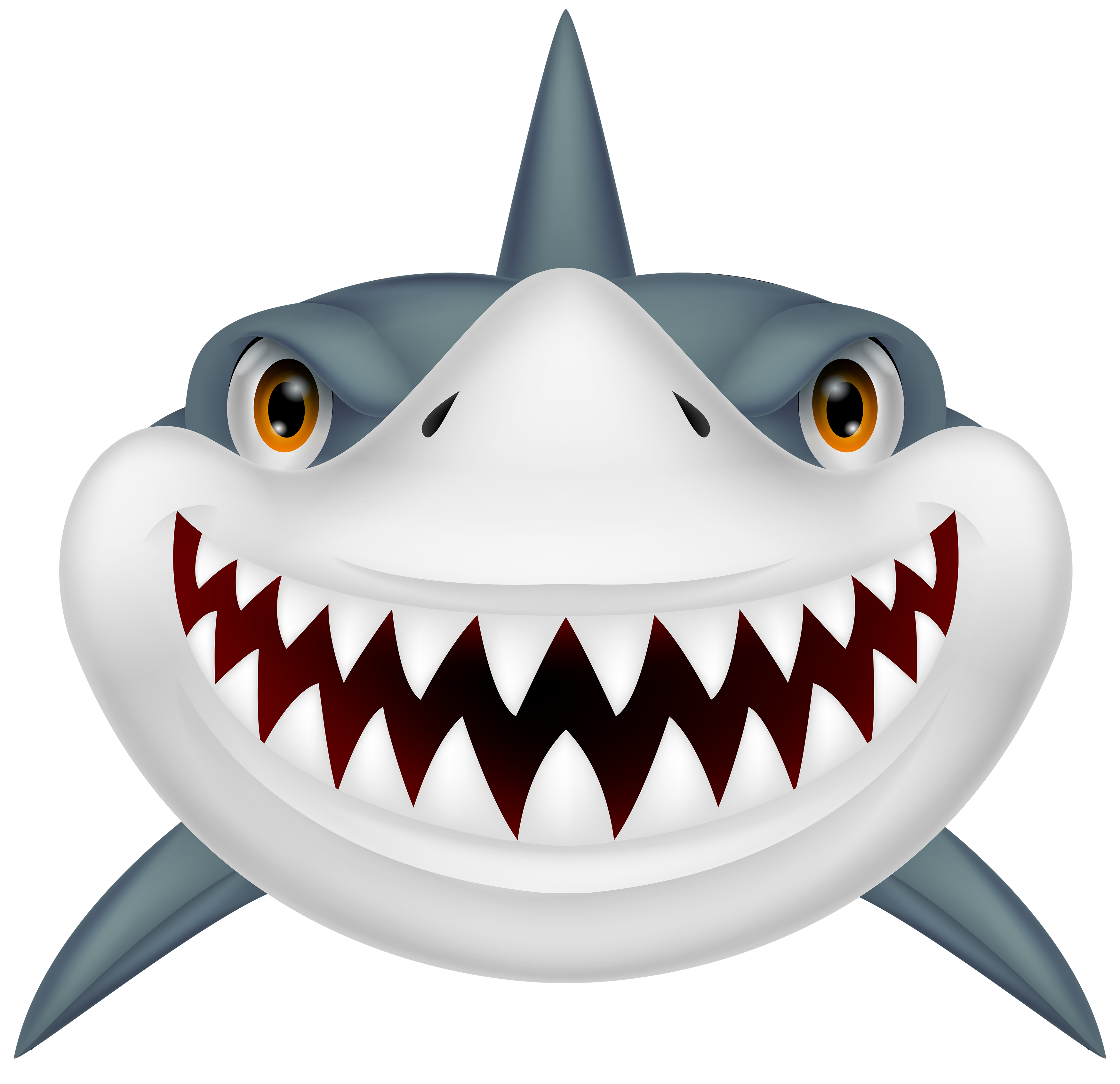 Scary shark clipart web clipart