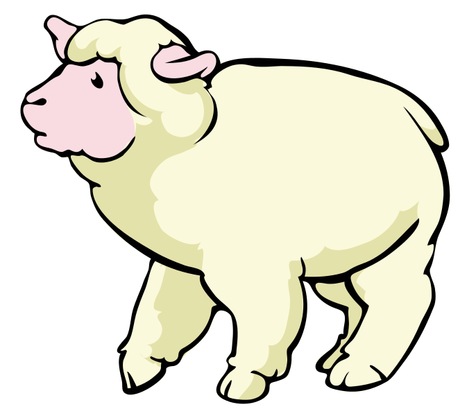 Sheep free to use clipart