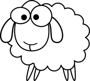 Sheep lamb clipart black and white free clipart images 4