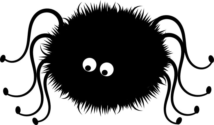 Spider clipart black and white free clipart images 3 clipartcow