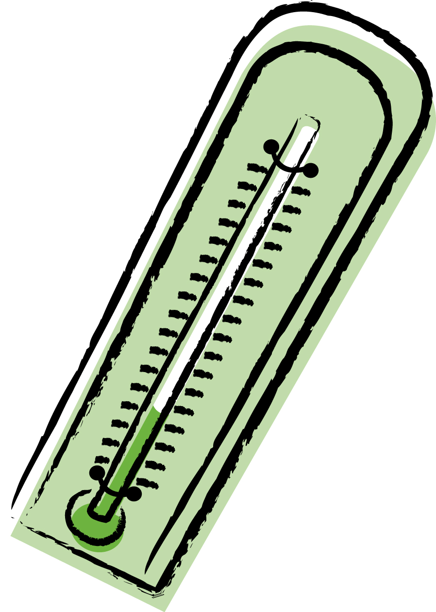 Thermometer clip art free free clipart images