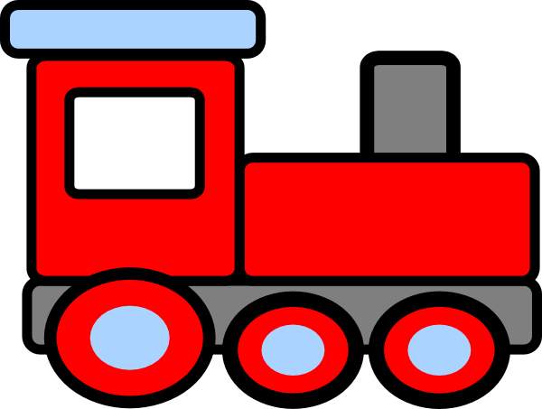 Train clip art black and white free clipart images
