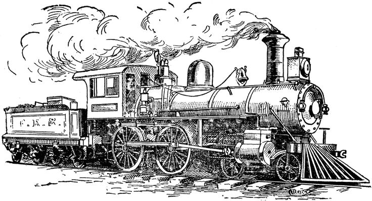 Trains on clip art steam engine and free clipart images