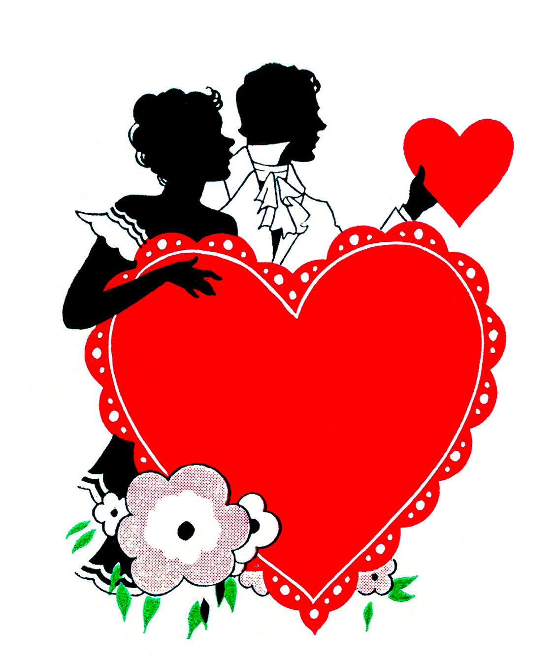 Vintage valentine clip art