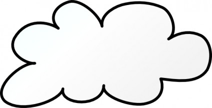 White cloud clipart free clipart images 4
