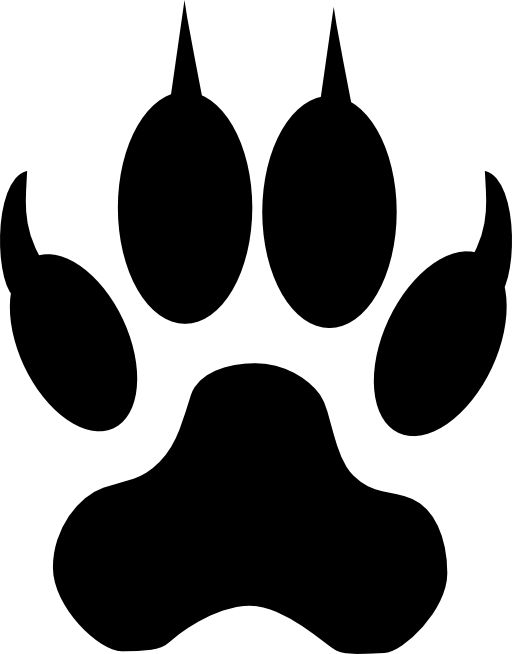 Wolf silhouette clip art animals