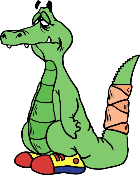 Alligator free to use clipart