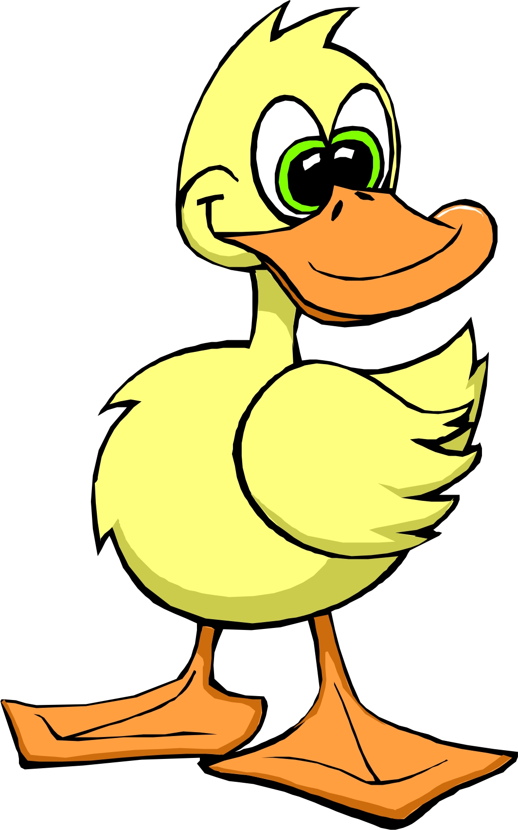 Animated duck clipart 2