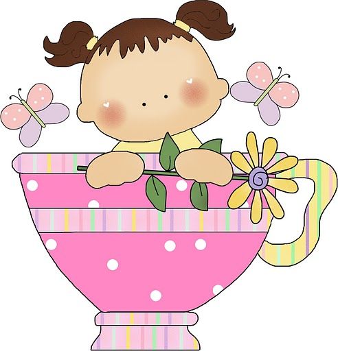 Baby girl in tea cup clip art clip art baby clipart 2