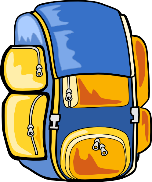 Backpack clip art at clker vector clip art