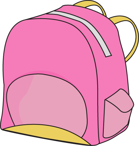 Backpack clipart free clipart images