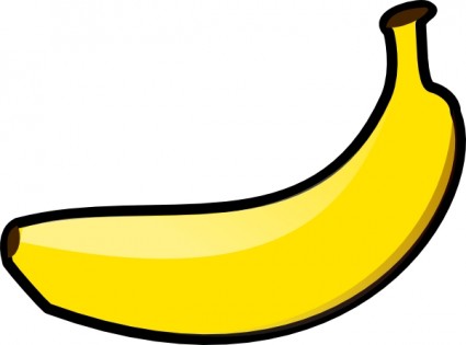Banana clip art free vector in open office drawing svg svg