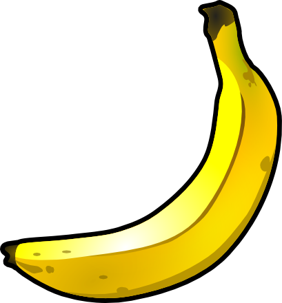 Banana free to use clip art