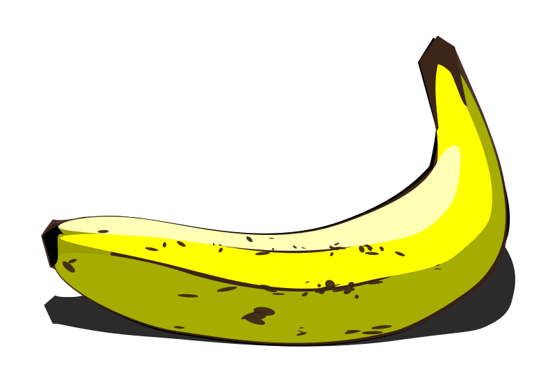Banana free to use clipart