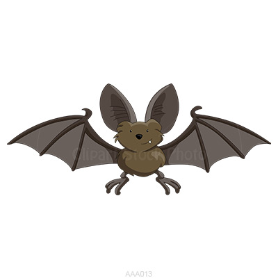 Bat clip art three bats and yellow moons image 4