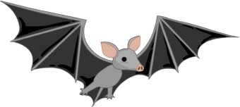 Bat free clip art image 0 2
