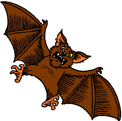 Bats clip art 2