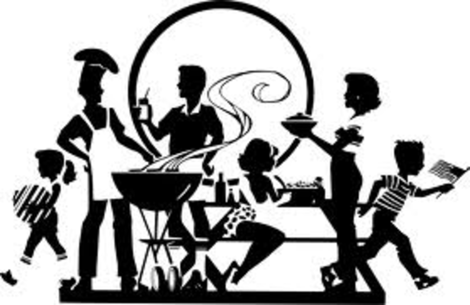 Bbq party clipart free clipart images