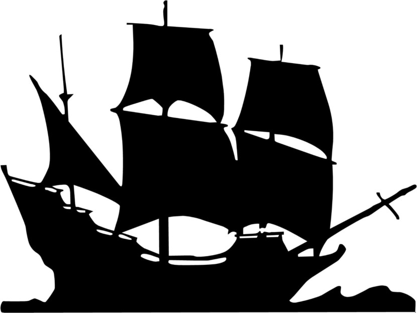 Boat pirate clipart
