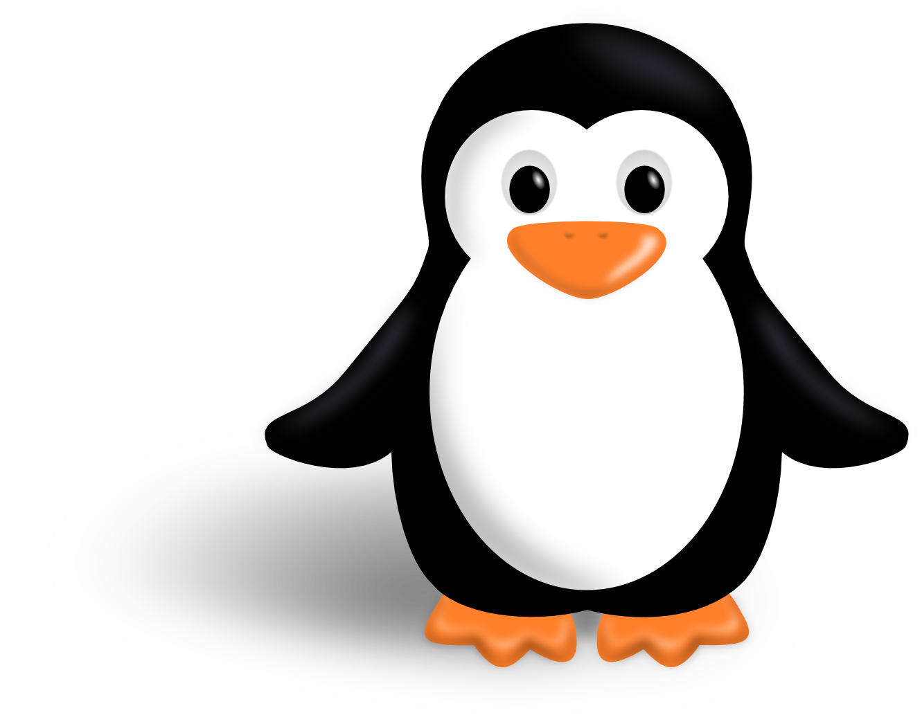 Boy penguin clipart