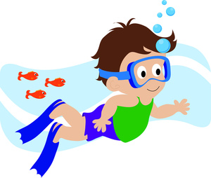 Boy swimming clipart free clipart images