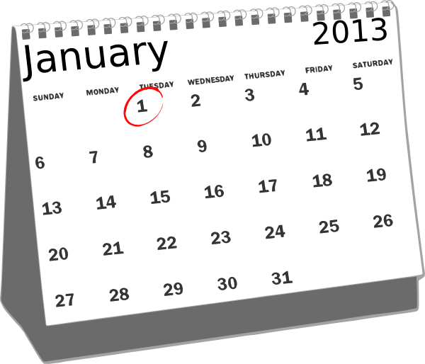Calendar clip art clipartix