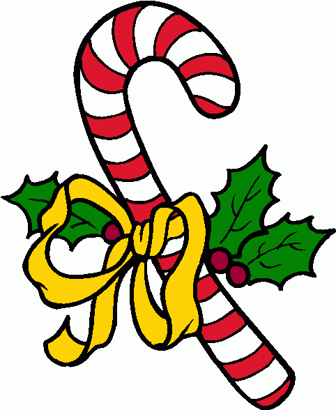 Candy cane scraps on candy canes vintage christmas clip art 2 2
