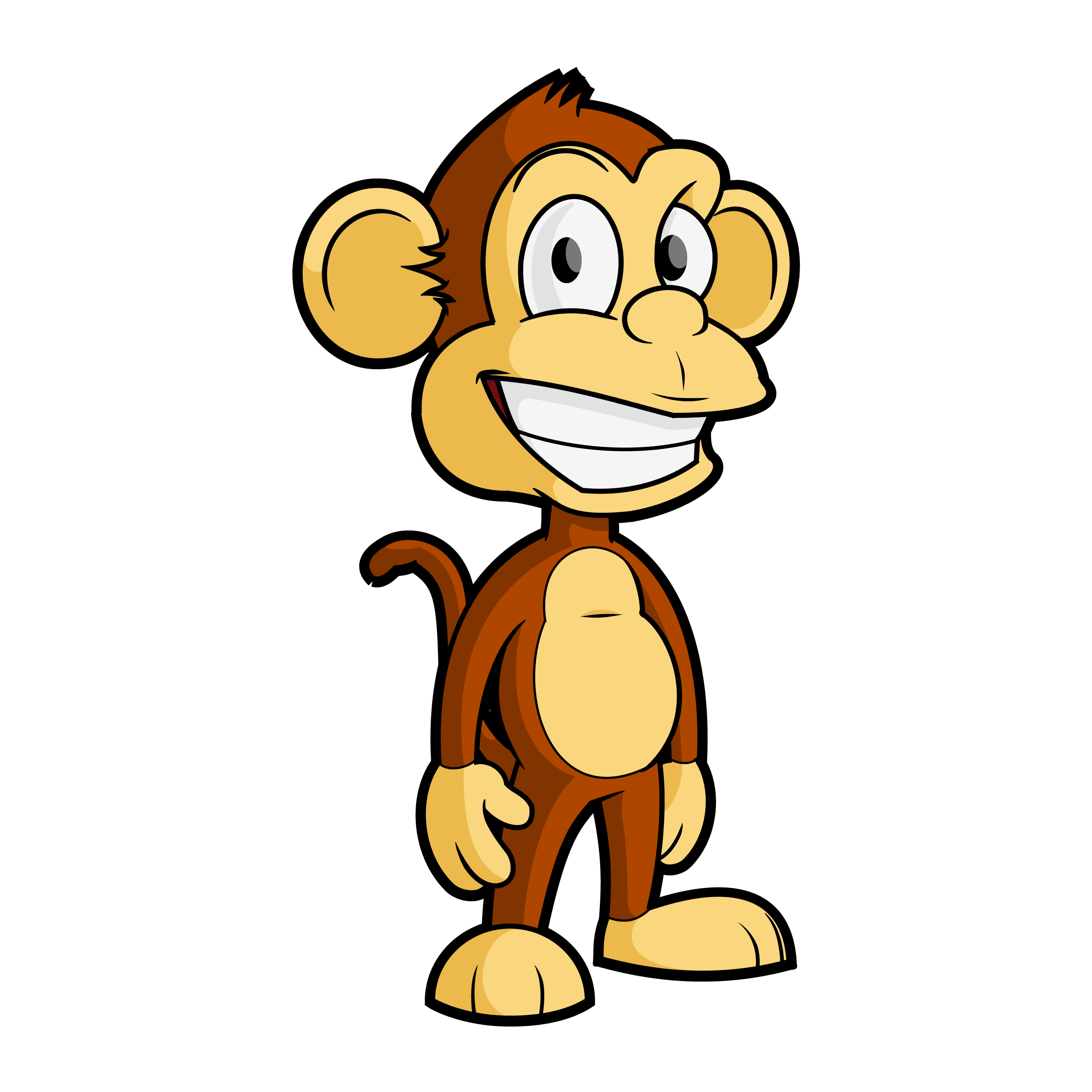 Cartoon monkeys clip art graphics 2 clipartix